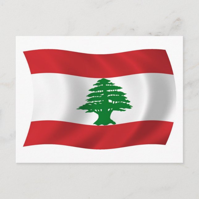 Lebanon Flag Postcard (Front)