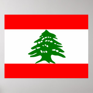 Lebanon Flag Poster