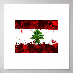 Lebanon Flag Poster