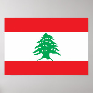 Lebanon Flag Poster