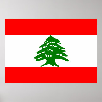 Lebanon Flag Poster
