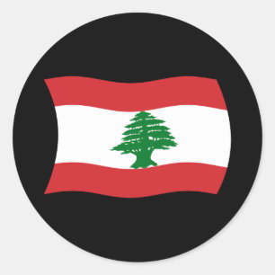 Lebanon Flag Sticker