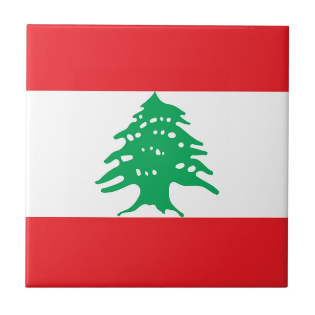 Lebanon flag tile (Front)
