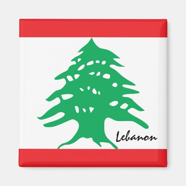 Lebanon flag & travel Lebanon /sports fans Magnet (Front)