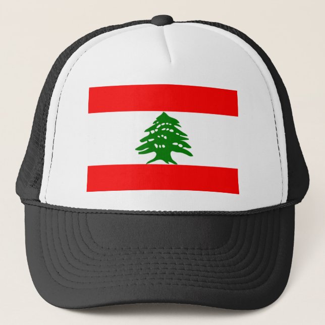 Lebanon Flag Trucker Hat (Front)