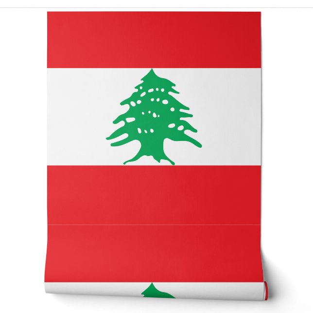 Lebanon flag wallpaper (Unrolling)