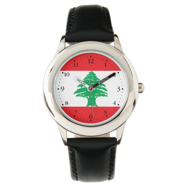 Lebanon Flag Watch (Front)