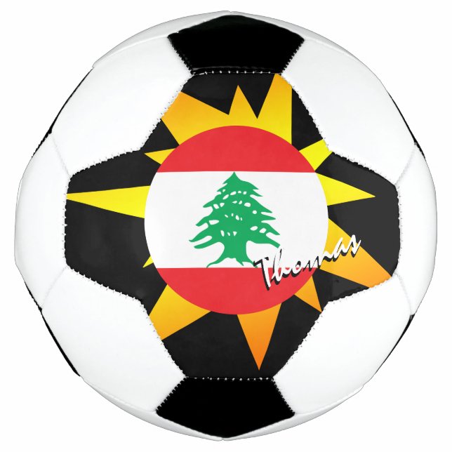 Lebanon Football & Lebanese Flag / BANG (Front)