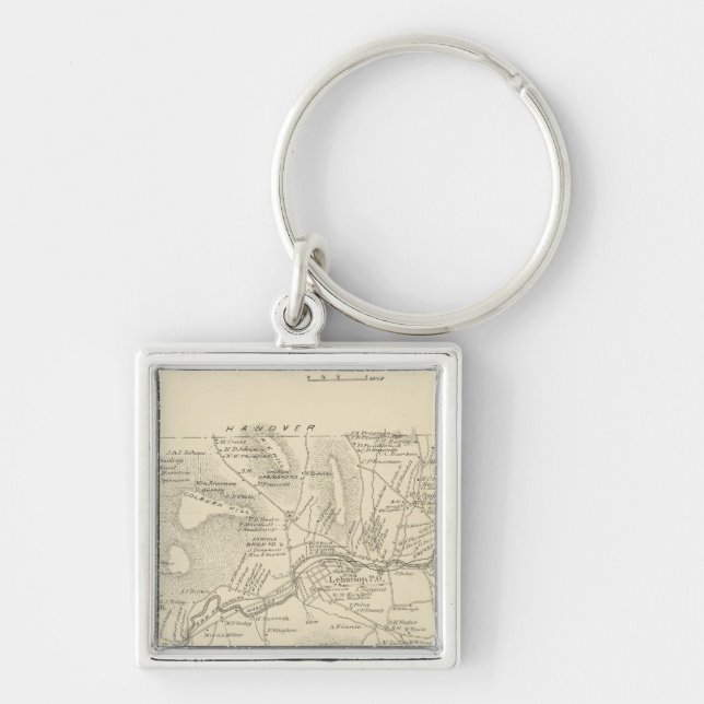 Lebanon, Grafton Co Key Ring (Front)