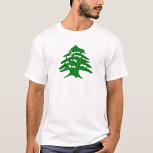 Lebanon green cedar arz logo T-Shirt