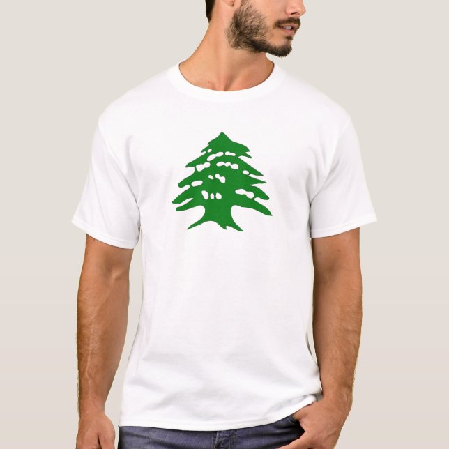 Lebanon green cedar arz logo T-Shirt (Front)