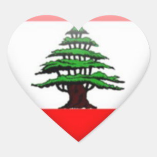 Lebanon Heart Stickers