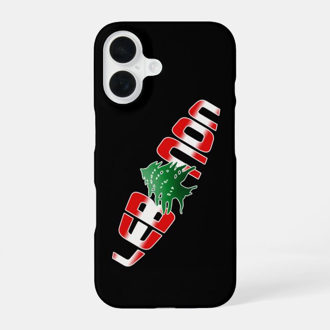 Lebanon iPhone 16 Case (Back)