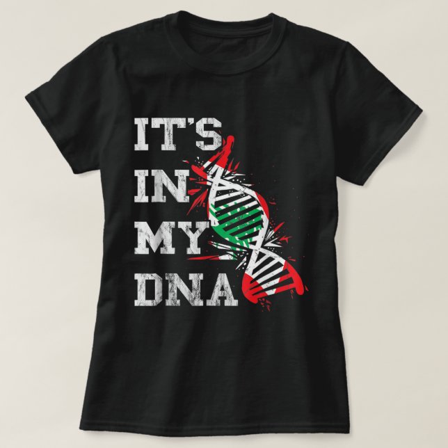 Lebanon It's In My DNA Lebanese Independence Day P T-Shirt (Design Front)