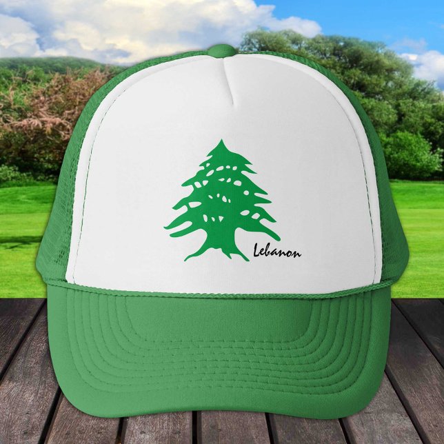 Lebanon & Lebanese flag - fashion/sports fans Trucker Hat (Creator Uploaded)