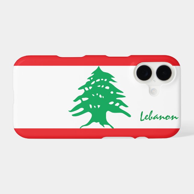 Lebanon & Lebanese Flag fashion, travel / sports (Back (Horizontal))