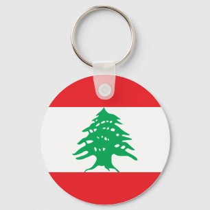 Lebanon (Lebanese) Flag Key Ring
