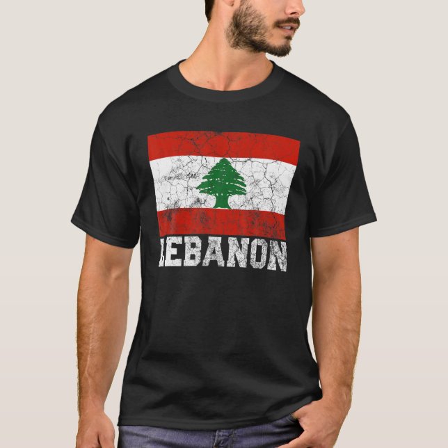 Lebanon Lebanese Flag Pride Roots Country Family N T-Shirt (Front)