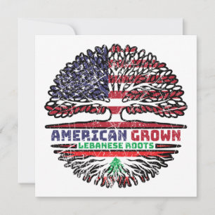 Lebanon Lebanese US American USA United States Card