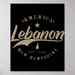 Lebanon New Hampshire  Poster