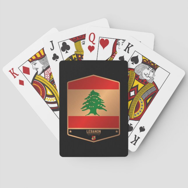 Lebanon Playing Cards (Back)