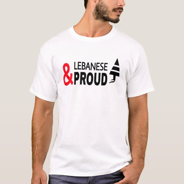 lebanon proud logo T-Shirt (Front)