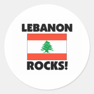 Lebanon Rocks Classic Round Sticker