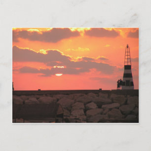 Lebanon sunset postcard