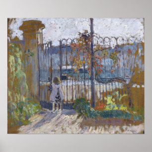 Lebasque - Nono Near The Garden Gates At Lagny Poster