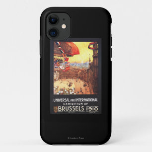 Lebaudy Airship with World Flags at Expo iPhone 11 Case