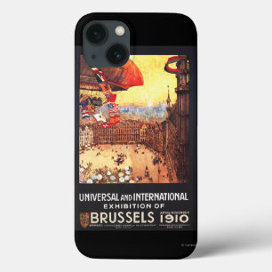 Lebaudy Airship with World Flags at Expo iPhone 13 Case