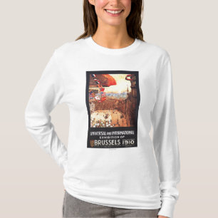Lebaudy Airship with World Flags at Expo T-Shirt