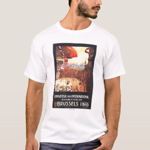 Lebaudy Airship with World Flags at Expo T-Shirt