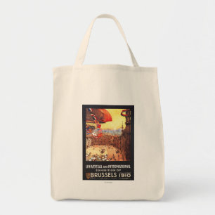 Lebaudy Airship with World Flags at Expo Tote Bag