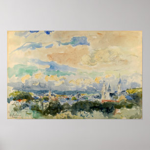 Lebourg - Sketch Of A Village 1915 Poster