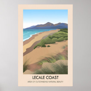 Lecale Coast AONB Travel Poster