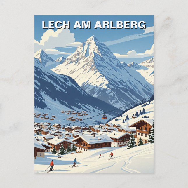 Lech am Arlberg Austria Travel Postcard (Front)