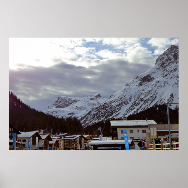 Lech am Arlberg Austrian Alps Austria Photo Print (Front)