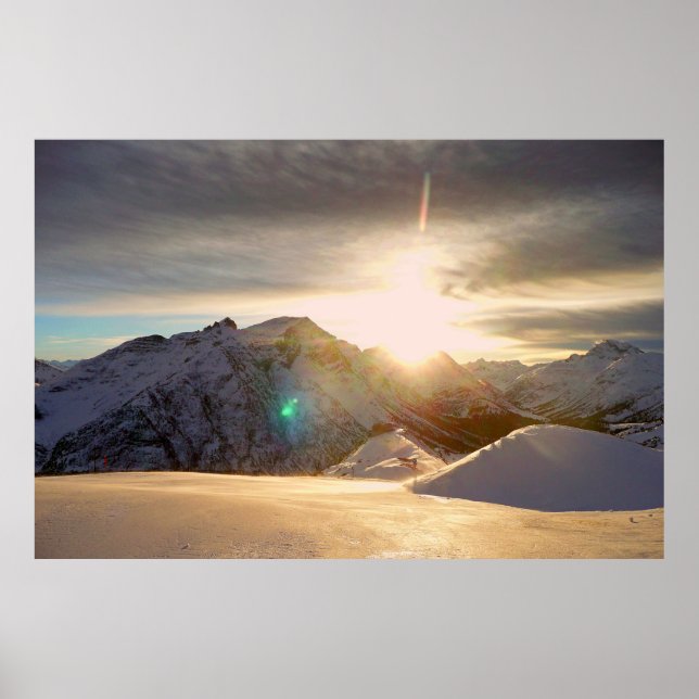 Lech am Arlberg Austrian Alps Austria Photo Print (Front)