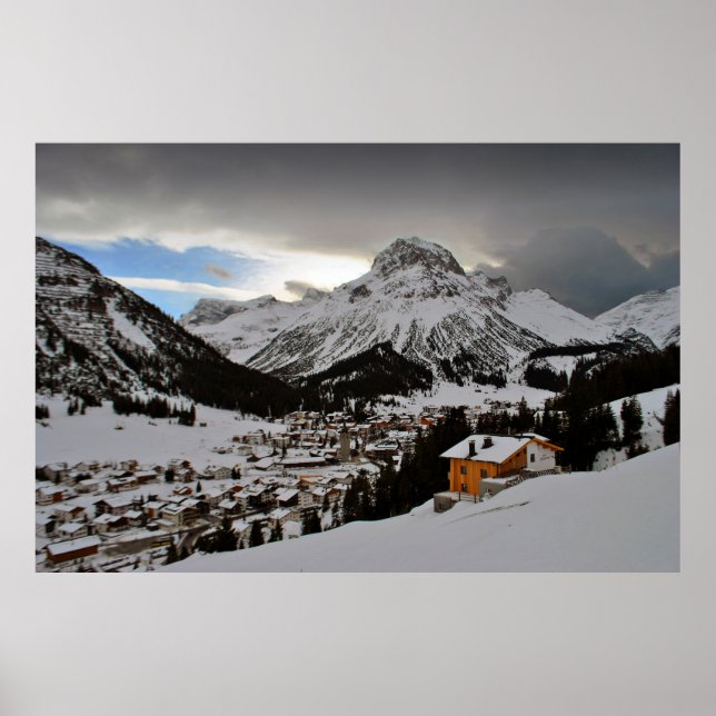 Lech am Arlberg Austrian Alps Austria Photo Print (Front)