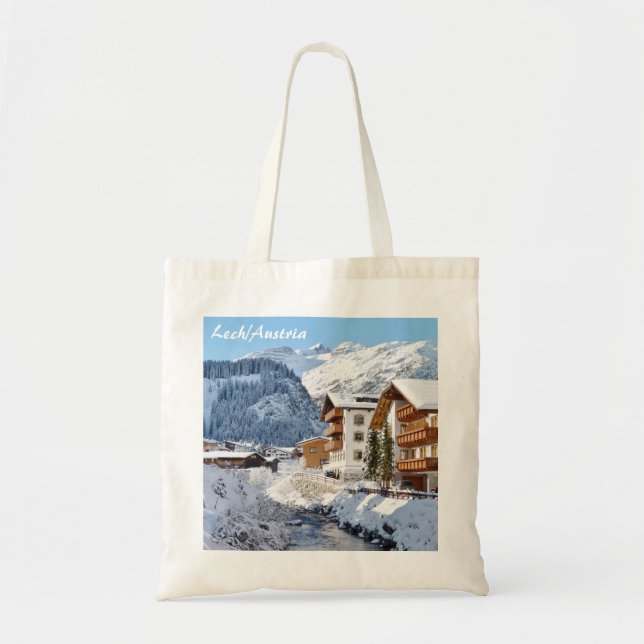 Lech am Arlberg in Austria Photo Souvenir Tote Bag (Front)