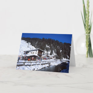 Lech Austria Winter Holiday Card