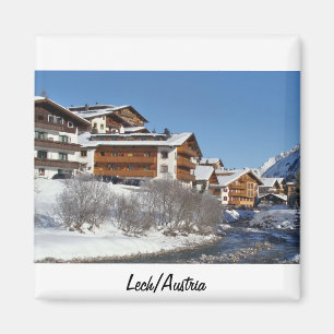 Lech in Austria in Vorarlberg Souvenir Magnet