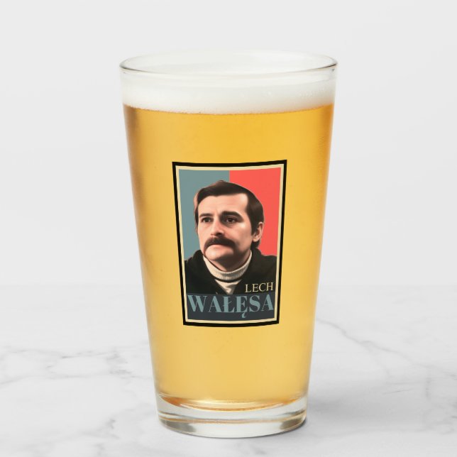 lech walesa glass (Front Filled)