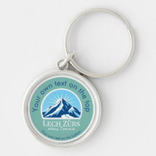 Lech Zürs Arlberg Austria Österreich ski Key Ring