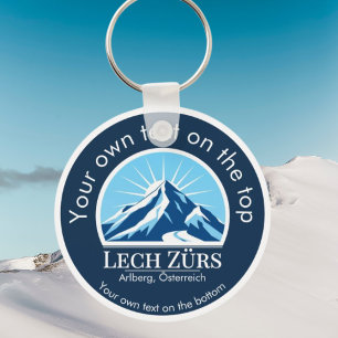 Lech Zürs Arlberg Austria Österreich ski Key Ring
