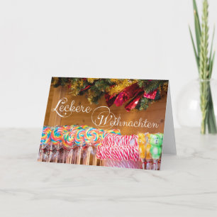 Leckere Weihnachten mit leckeren Weihnachtsgrüßen! Invitation