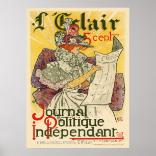L'Eclair Journal Politique Independent Poster