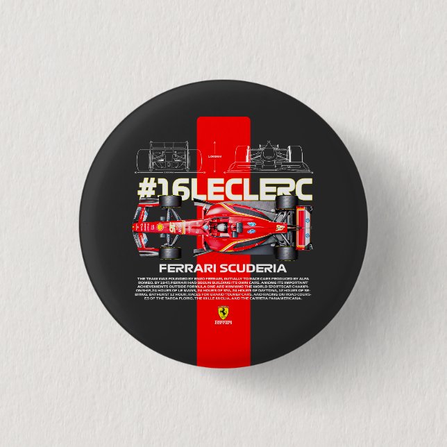 Leclerc16 3 Cm Round Badge (Front)