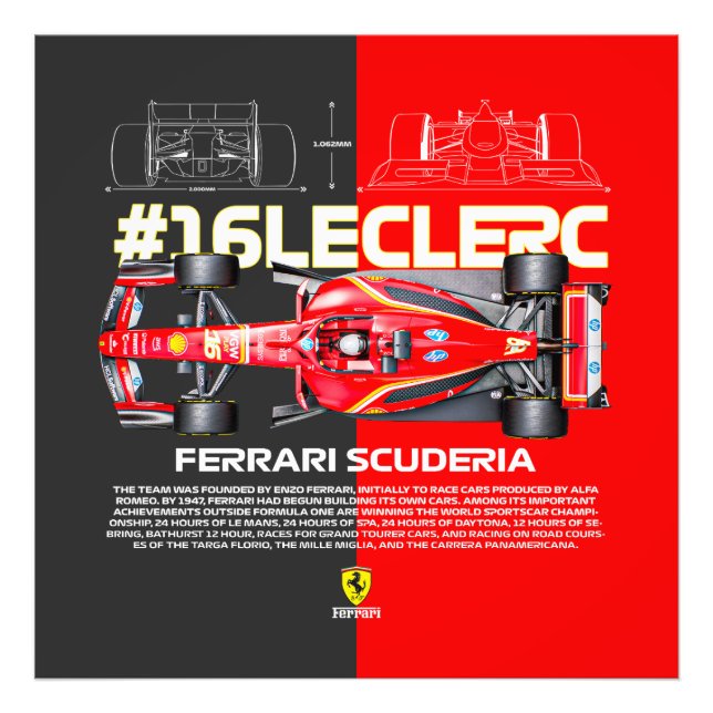 Leclerc16 Photo Print (Front)